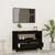 TV ormarić crni 79 x 35 x 52 cm od masivne borovine