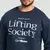 GymBeam Lifting Society Sweatshirt Nightfall