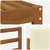 Set vanjskih sofa 5 pcs Prirodna i krem Čvrsto drvo akacije