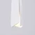 Sollux SL.1397 - Luster na sajli PRYSM 1xG9/8W/230V bela
