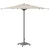 Baza za suncobran Tamno siva drvena izgled 45 x 45 x 31,5 cm