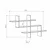 Hanah Home Polica 150x82x22cm Hrast