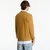 Mikina FRED PERRY Crew Neck Sweatshirt Mustard M