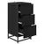 Kreveta Crni hrast 35.5 x 35 x 76 cm