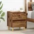 Krevetne ormariće s ladicama 2 pcs Staro drvo 40 x 35 x 50 cm