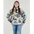 Superdry Super Soft Printed Teddy Fleece Modra