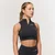 GymBeam Fierce Seamless Sports Bra Dark Grey