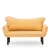 Atelier del Sofa Dvosed na razvlačenje Chatto 140x70x65cm Kaki