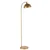 Aberto Design Podna lampa Azra , 154 cm, E27, Zlatne boje