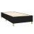 Krevet box spring s madracem LED crni 90x200 cm od tkanine