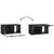 TV ormar za zid 59,5 x 31 x 30 cm Crna Konstruirano drvo Zidne
