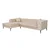 Atelier del Sofa Ugaona garnitura Como Eco, 270 cm, Bež