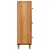 Highboard s vratima Prirodna 40 x 33 x 110 cm Čvrsto drvo manga