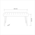 HANAH HOME Klupa Stormi Bench White Stone (869VEL5273)