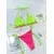 Bikini pink green