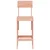 Vidaxl vidaXL Barski stoli, komplet 2 kosov, 40x48,5x115,5 cm, masivni les duglazije