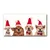 tulup.si Steklena slika Santa Claus Psi. 120x60 cm