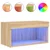 TV ormarić s LED svjetlima boja hrasta sonome 60 x 30 x 30 cm