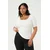 KAFFE CURVE Majica Britt bela