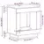 Bocni stol Betonska siva 60 x 40 x 65 cm Konstruirano drvo