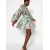 Trendyol Multi Color Floral Pattern Waist Open Mini Lined Chiffon Woven Dress