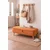 Hanah Home Rena tapacirana klupa s prostorom za odlaganje 90 × 45 × 35 cm, narandžasta