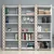 Hanah Home Polica 184,6x170x24,2cm Bela