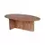 Nordure Klub sto Orba, 120x40x65 cm, Braon