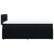 vidaXL vidaXL Box spring postelja z vzmetnico črn 90x190 cm blago, (21291936)