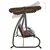 Vrtna gugalnica REINFORCED RELAX COMFORT RJAVA
