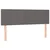 Vidaxl Box spring postelja z vzmetnico siva 140x200 cm umetno usnje