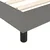 Vidaxl Box spring postelja z vzmetnico temno siva 90x190 cm blago