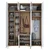Hanah Home Komplet predsoblja EA121-2765, 180x37.5x240 cm, Beli