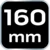 shumee Ravne klešče z dolgim nosom 40% FS 160 mm