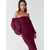BWLDR Obleka burgund
