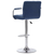 Greatstore Barski stol modro blago