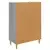 Kreveta Siva sonoma 66 x 34,5 x 95 cm Konstruirano drvo