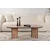 Hanah Home Klub sto Sable, 119x40x60cm, Braon