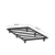 Hanah Home Ram za krevet Yavrulu, 80x180 cm,Crni