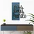 Ebedi Nakis -3 BlueBlack Decorative Wooden Wall Accessory