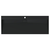 Umivaonik od lijevanih minerala i mramora 120x46x11 cm mat crni