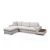 Atelier del Sofa Ugaona garnitura Loop 18 89x29x40cm Bela