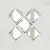 Lessentiel Maison Set ogledala SETAYNA_049, 24x24cm(4), 34x34cm(1)