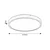 Rabalux LED Plafonjera Alenzo, 12W, DIP Switch 3000-6000K, 25.5cm, IP44, Bela
