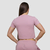 GymBeam Ženska majica Agile Cropped Woodrose
