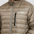 GymBeam Men‘s Puffer Jacket Vetiver/Black