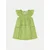 Mayoral Poletna obleka 3930 Zelena Regular Fit