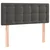 Vidaxl Box spring postelja z vzmetnico temno siv 90x190 cm žamet