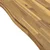 vidaXL 120 x 70 x 75 cm Masiven les akacije Bela Pravokotna
