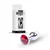 Gardj Europe Plug-Jewellery Silver PLUG – rdeča